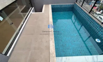 Casa para Venda em Santos, Embaré, 3 dormitórios, 3 suítes, 5 banheiros, 2 vagas