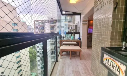Apartamento para Venda em Santos, Boqueirão, 3 dormitórios, 1 suíte, 2 banheiros, 2 vagas