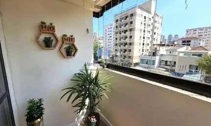 Apartamento para Venda em Santos, Boqueirão, 2 dormitórios, 1 suíte, 2 banheiros, 1 vaga