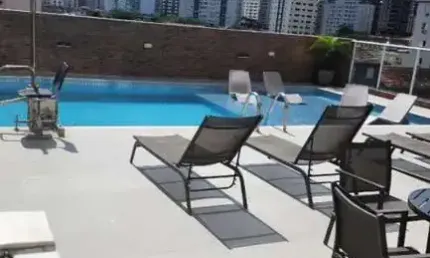 Apartamento para Venda em Santos, Campo Grande, 1 dormitório, 1 banheiro, 1 vaga