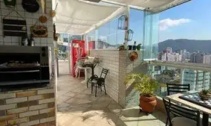 Cobertura para Venda em Santos, Pompéia, 3 dormitórios, 1 suíte, 4 banheiros, 2 vagas