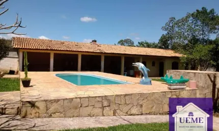 Chácara com 3 dormitórios, com suíte, 1237m² por r$ 1.200.000,00  - jardim costão do rio paraíba, santa branca