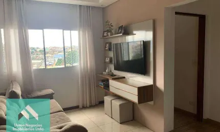 Vende-se apartamento, 3 dormitórios, 1 suíte, garagem coberta ,73m² por r$ 335.000,00 - mogi moderno, mogi das cruzes
