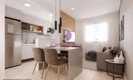 Apartamento com 2 dormitórios à venda - Residencial Caxangá II, Jardim Saúde - Suzano/SP