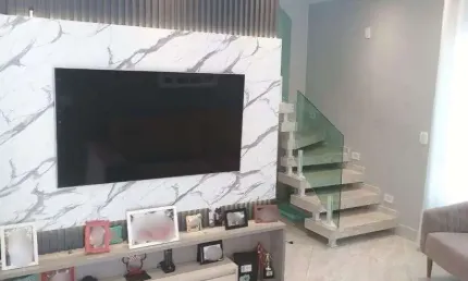Sobrado com 2 dormitórios à venda, 76 m² por r$ 696.000,00- jardim carlos cooper - suzano/sp