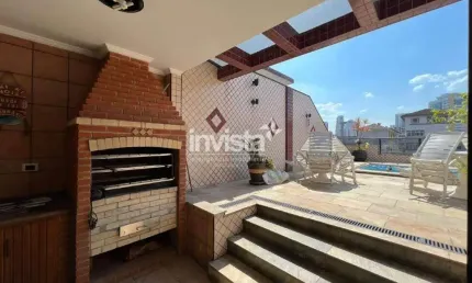 Casa com 5 quartos à venda no Embaré, Santos 