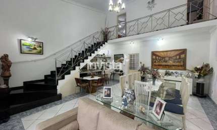 Casa com 4 quartos à venda na Vila Mathias, Santos 