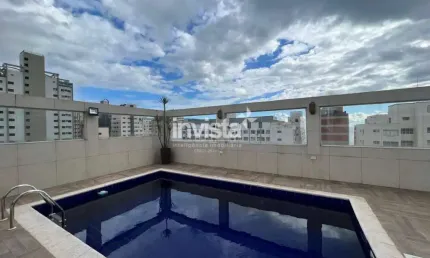 Cobertura com 3 quartos à venda no Embaré, Santos 
