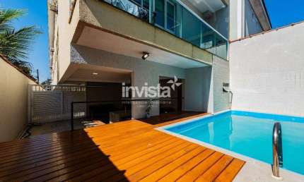 Casa com 2 quartos à venda no Macuco, Santos 