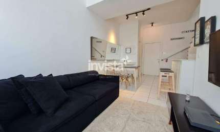 Apartamento com 1 quarto para alugar no Gonzaga, Santos 