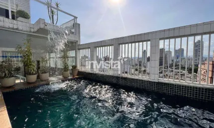 Cobertura com 3 quartos à venda no Ponta da Praia, Santos 