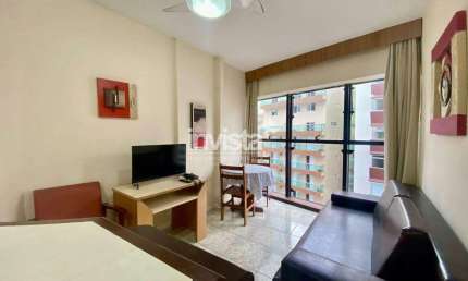 Flat com 1 quarto à venda no Gonzaga, Santos 