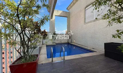 Cobertura com 4 quartos à venda no Boqueirão, Santos 