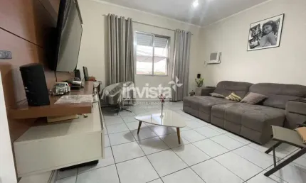 Apartamento com 2 quartos à venda no Estuário, Santos 