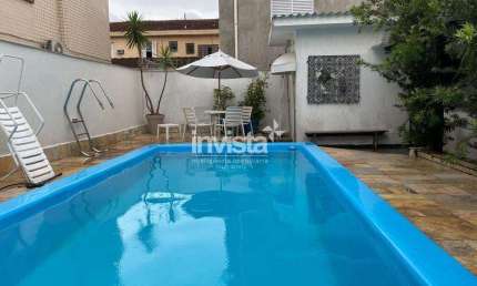Casa com 3 quartos para alugar no Gonzaga, Santos 