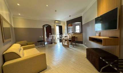 Flat com 1 quarto à venda no Gonzaga, Santos 
