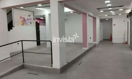 Excelente loja/ponto comercial de esquina com 220 m² para alugar no marapé em santos