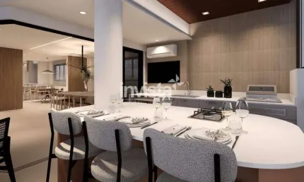 Apartamento com 3 quartos à venda no Boqueirão, Santos 
