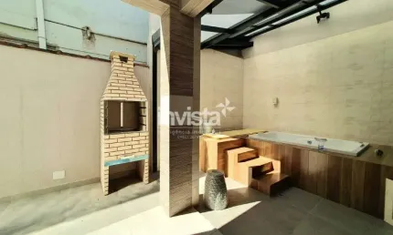 Sobrado Geminado de 3 dormitórios, jacuzzi e churrasqueira para venda no Boqueirão
