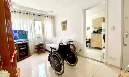 Apartamento com 1 quarto à venda no Embaré, Santos 