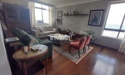 Apartamento com 4 quartos para alugar no José Menino, Santos 