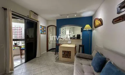 Apartamento com 1 quarto à venda no Gonzaga, Santos 