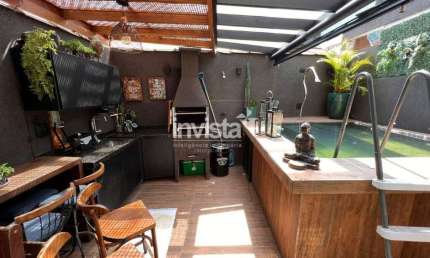 Casa com 2 quartos à venda no Boqueirão, Santos 