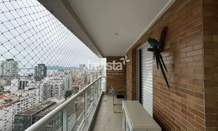 Apartamento com 2 quartos à venda no Gonzaga, Santos 