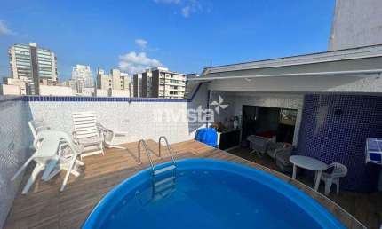 Cobertura com 3 quartos à venda no Boqueirão, Santos 