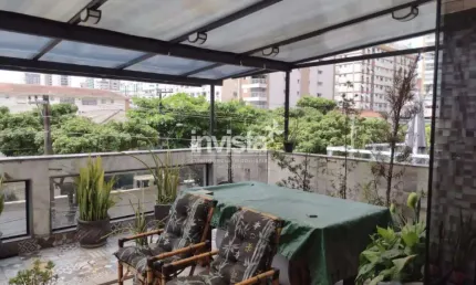Casa com 3 quartos para alugar no Gonzaga, Santos 