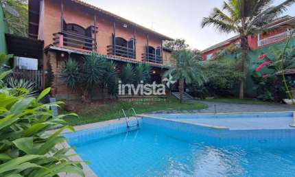 Casa com 4 quartos à venda no Morro Nova Cintra, Santos 