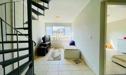 Cobertura com 1 quarto à venda no José Menino, Santos 