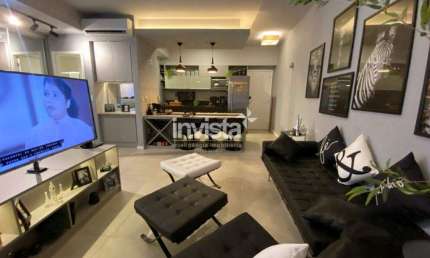 Apartamento com 1 quarto para alugar no Gonzaga, Santos 