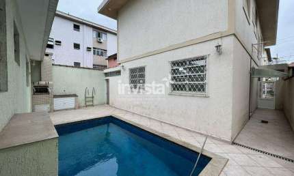 Casa com 5 quartos para alugar no Aparecida, Santos 