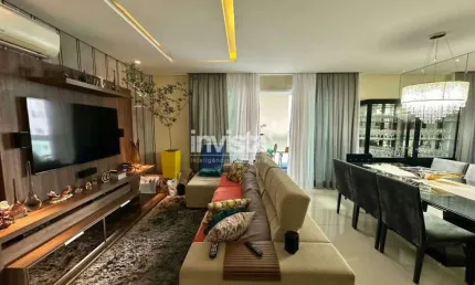 Apartamento com 3 quartos à venda no José Menino, Santos 