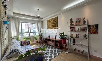 Apartamento com 2 quartos à venda no Embaré, Santos 