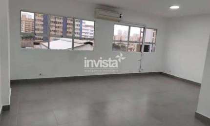 Sala comercial para alugar na Vila Belmiro, Santos 