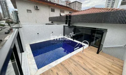 Casa com 3 quartos à venda no Embaré, Santos 