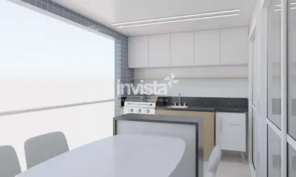 Apartamento com 1 quarto à venda no Boqueirão, Santos 