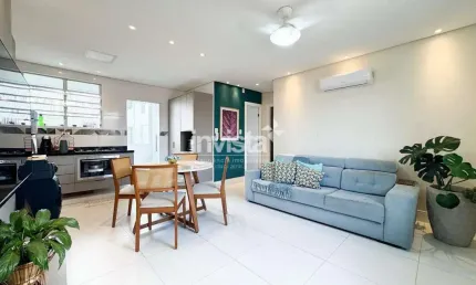Apartamento com 2 quartos à venda no Macuco, Santos 