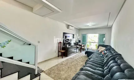 Casa com 3 quartos à venda no Embaré, Santos 