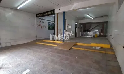 Ponto comercial para alugar no Embaré, Santos 