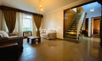 Apartamento com 4 quartos à venda no Gonzaga, Santos 