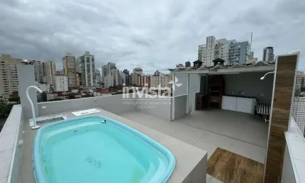 Cobertura com 3 quartos à venda no Campo Grande, Santos 