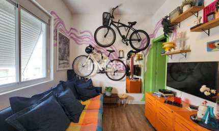 Apartamento com 1 quarto à venda no Embaré, Santos 
