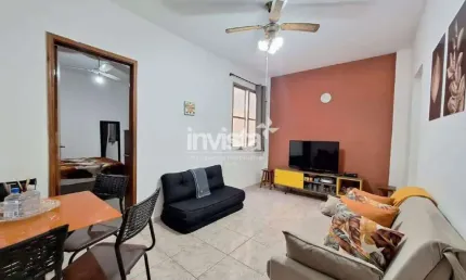Apartamento com 1 quarto à venda no Gonzaga, Santos 