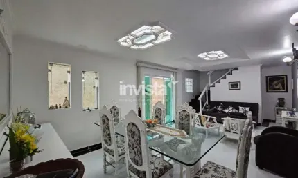 Casa com 3 quartos à venda no Encruzilhada, Santos 
