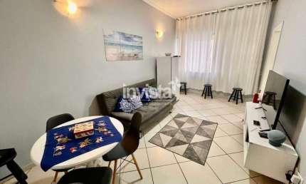 Apartamento com 1 quarto à venda no Boqueirão, Santos 