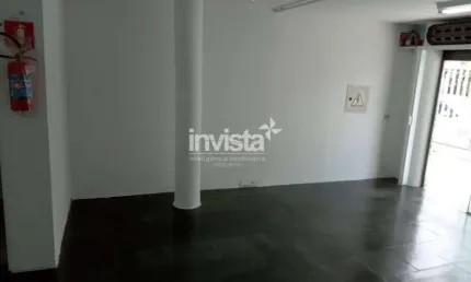 Ponto comercial para alugar no Marapé, Santos 