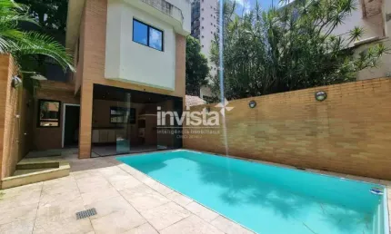 Casa com 2 quartos para alugar no Gonzaga, Santos 
